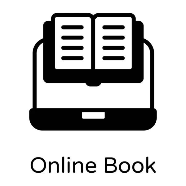 Ebook Book Design Semplice — Vettoriale Stock