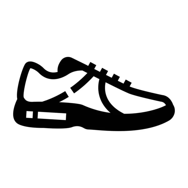 Zapato Icono Web Ilustración Simple — Vector de stock