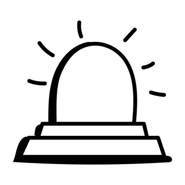 Alarm saat simgesi vektör illüstrasyonu