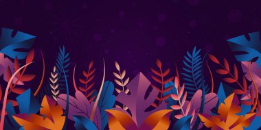 Sonbahar yaprakları arka planda. vektör illüstrasyonu