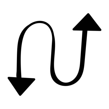 Ok. Web simgesi basit illüstrasyon