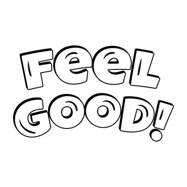 Bir harf kümesinin vektör çizimi iyi hissettiriyor 