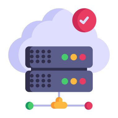 ağ hesaplama. vektör ağ simgesi