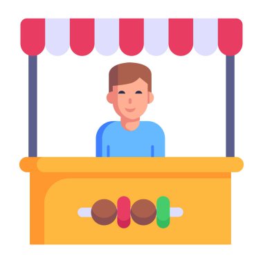 Alışveriş ve mağaza vektör illüstrasyonu