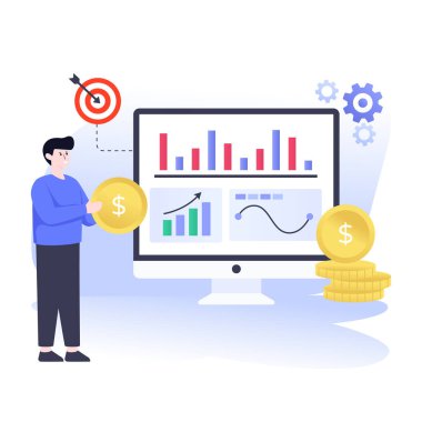 iş konsepti, çevrimiçi eğitim ve strateji