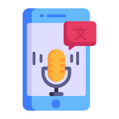 Cep telefonu. Web simgesi basit tasarım