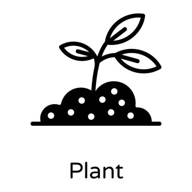 bitkisel düz vektör simgesi.