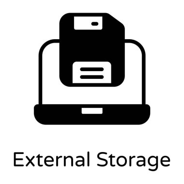 e-öğrenme düz vektör simgesi