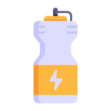 Pil. Web simgesi basit illüstrasyon