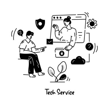 İş ve finans simgesinin vektör illüstrasyonu