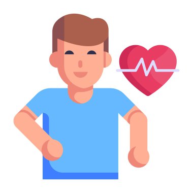 Tıbbi ikon tasarımı, dijital sağlık hizmetleri acil yardım ve hasta temalı vektör çizimi