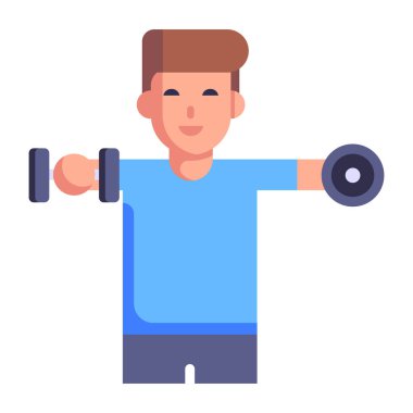 Akıllı saat vektör illüstrasyon tasarımı olan adam