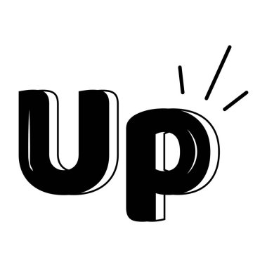 b harfinin vektör çizimi