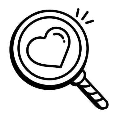 Aşk. Web simgesi basit tasarım