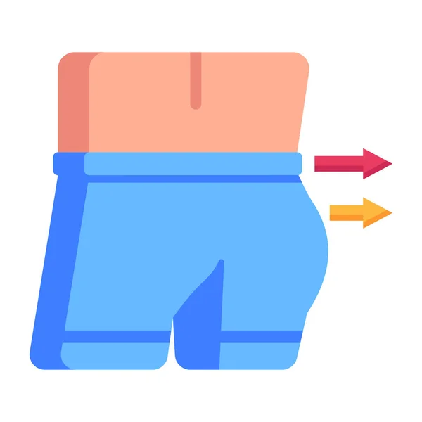 Pantalones Icono Web Ilustración Simple — Archivo Imágenes Vectoriales