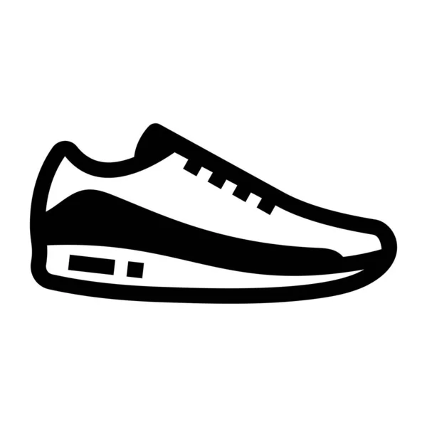 Αθλητικά Παπούτσια Web Εικονίδιο Απλή Απεικόνιση — Διανυσματικό Αρχείο