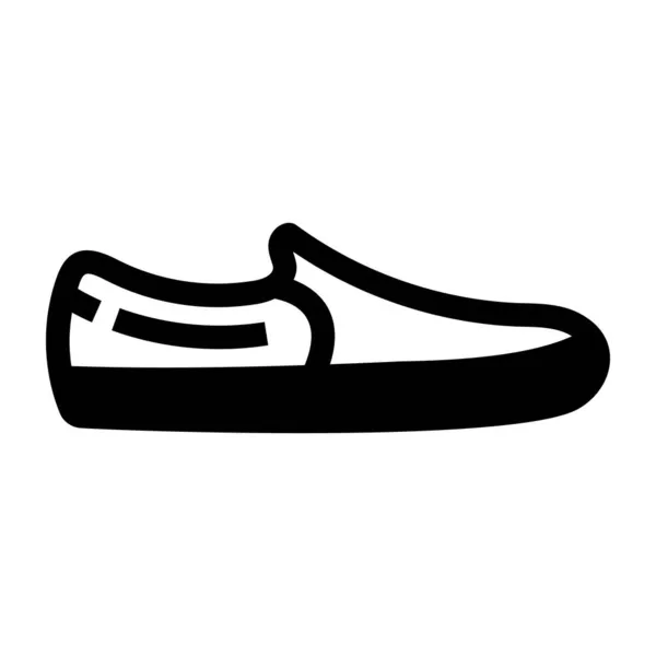 Zapato Icono Web Ilustración Simple — Archivo Imágenes Vectoriales