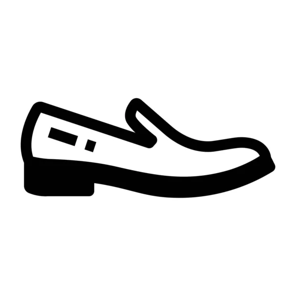Zapato Icono Web Ilustración Simple — Archivo Imágenes Vectoriales