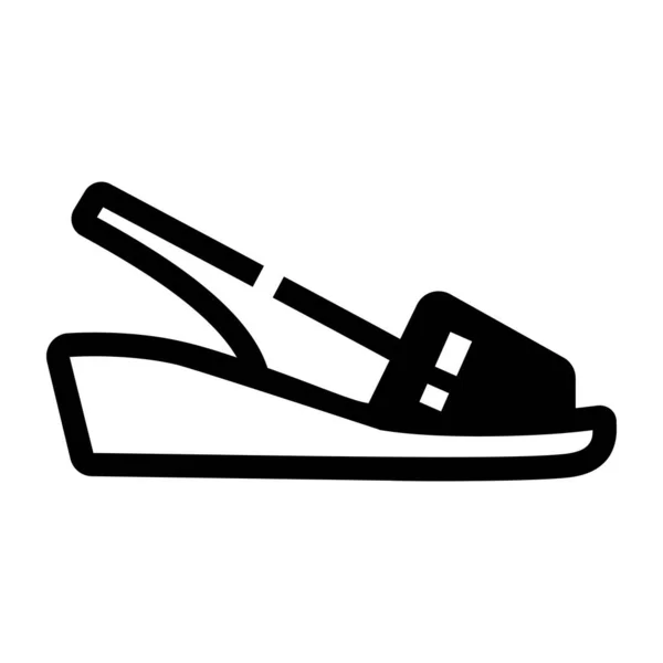 Zapato Web Icono Ilustración Simple — Archivo Imágenes Vectoriales