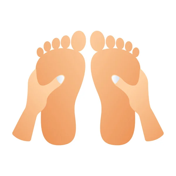Fußsymbolvektor Illustration — Stockvektor