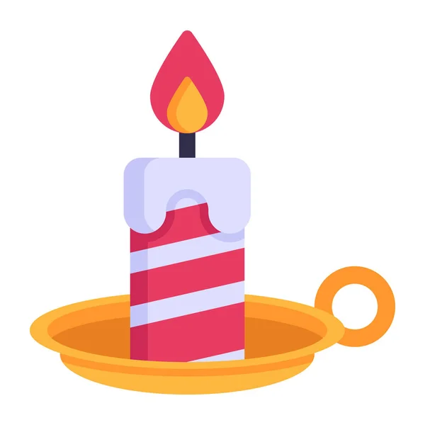 Candle Vector Illustration Design — Stock Vector