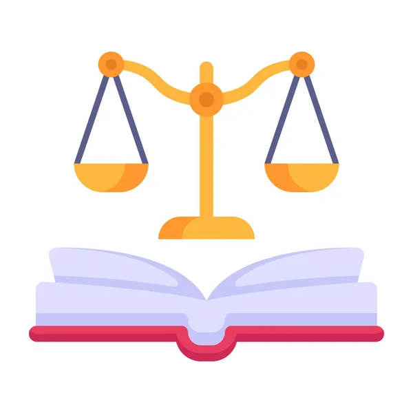 Концепція Права Правосуддя Дизайном Іконок Векторна Ілюстрація Eps Графіка — стоковий вектор