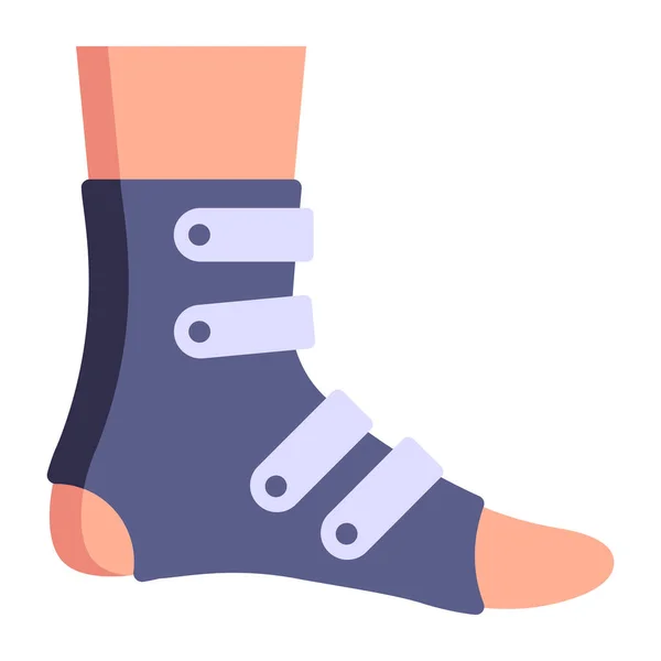 Leg Bandage Vector Illustration — Stock Vector