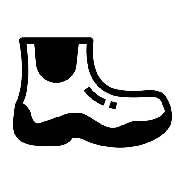 Zapato Icono Web Ilustración Simple — Vector de stock