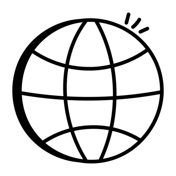 Παγκόσμιο Δίκτυο Απλή Απεικόνιση — Διανυσματικό Αρχείο