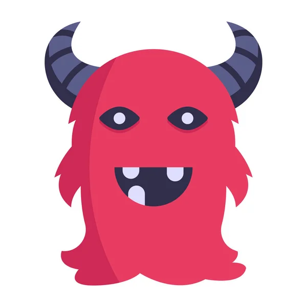 Diabeł Ilustracja Wektora Ikony Internetowej — Wektor stockowy