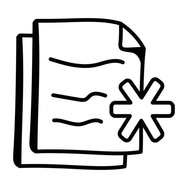 File Document Icon Vector Illustration — Stock Vector
