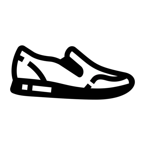 Schoenen Web Icoon Eenvoudige Illustratie — Stockvector