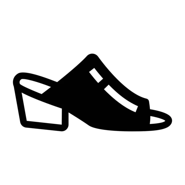 Zapato Icono Web Ilustración Simple — Archivo Imágenes Vectoriales