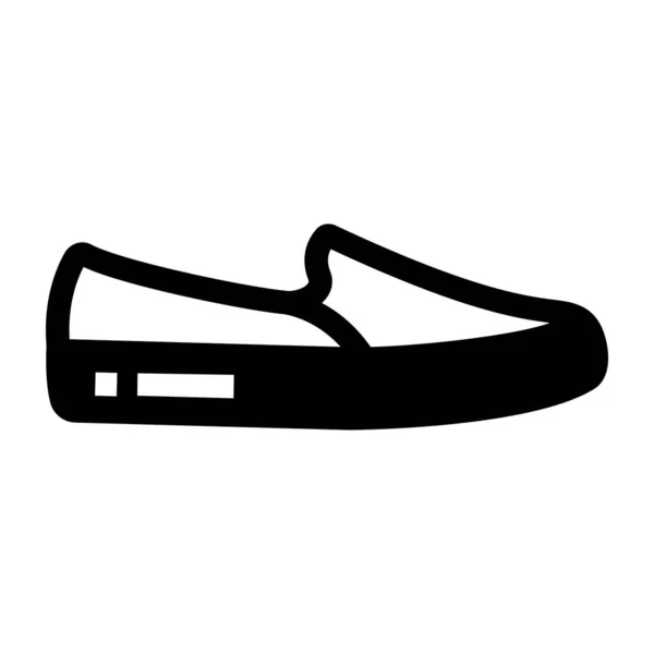 Spor Ayakkabı Web Simgesi Basit Illüstrasyon — Stok Vektör