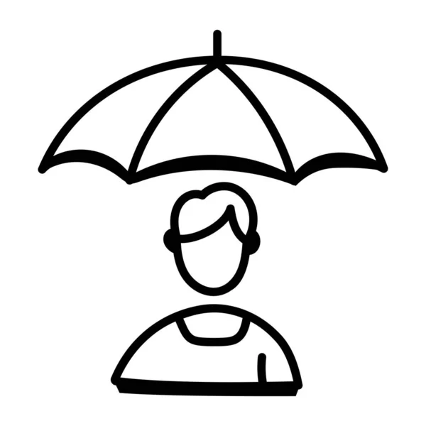 Insurance Icon Vector Illustration — Stock Vector