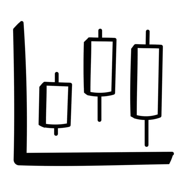 Gráfico Concepto Financiero — Vector de stock