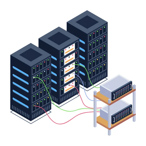 Ilustración Vectorial Isométrica Concepto Tecnología Moderna — Vector de stock