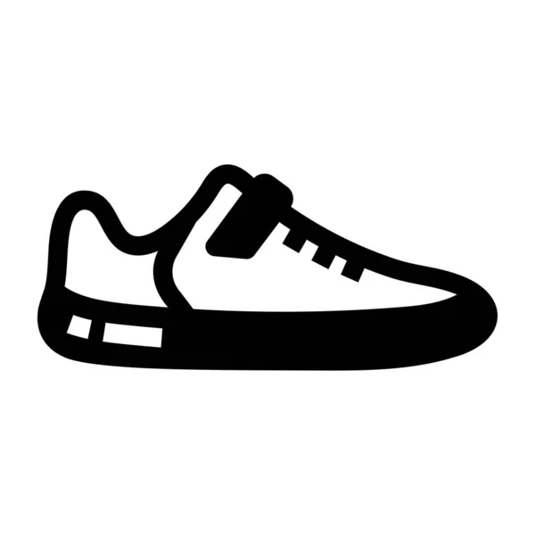 Zapato Icono Web Ilustración Simple — Archivo Imágenes Vectoriales