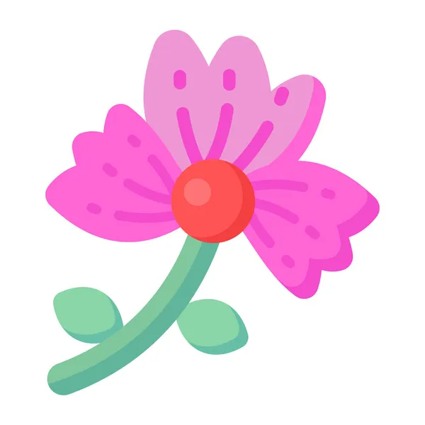 Blume Symbol Vektor Illustration Grafik Design — Stockvektor