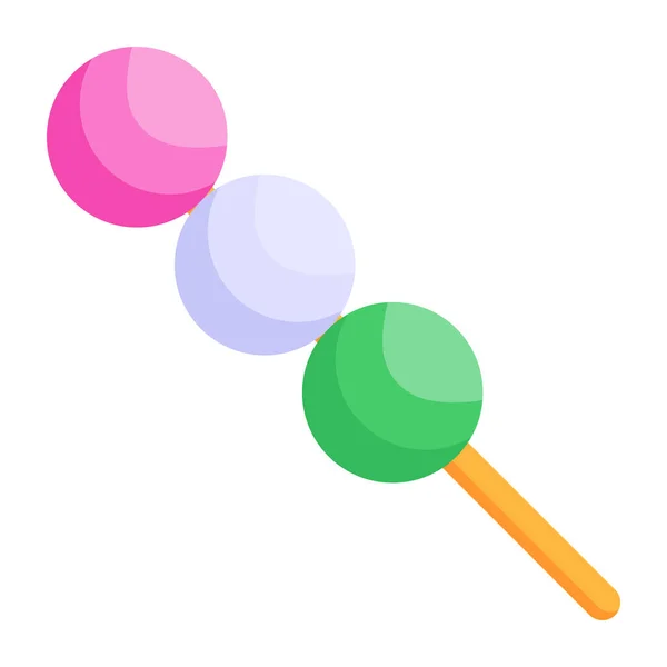 Des Bonbons Icône Web Illustration Simple — Image vectorielle