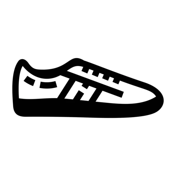 Zapatillas Icono Web Ilustración Simple — Vector de stock