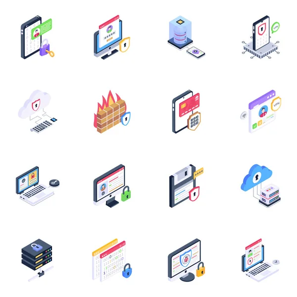 Conjunto Iconos Vectoriales Para Diseño Web — Vector de stock