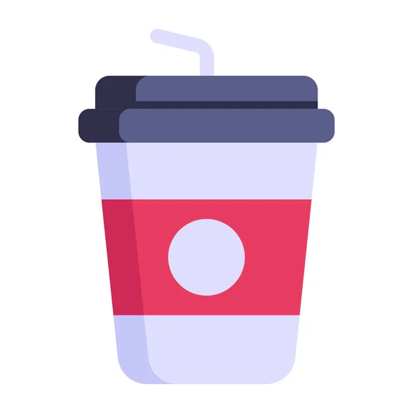 Kaffee Web Ikone Einfaches Design — Stockvektor