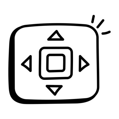 Video kamera ikon vektörü. İnce çizgi işareti. izole edilmiş sınır sembolü çizimi