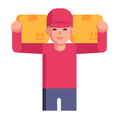 dağıtım konsepti, vektör illüstrasyon tasarımı