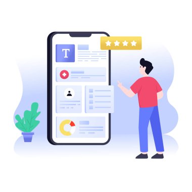 Başvuru formu. Web simgesi basit illüstrasyon 