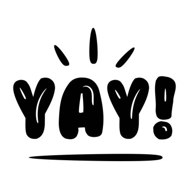 El çizimi harfler. vektör illüstrasyonu.