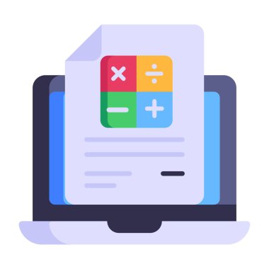 Online eğitim. Basit tasarım