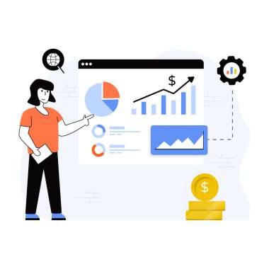 Simge tasarımı ile iş konsepti, vektör illüstrasyonu 10 eps grafik.