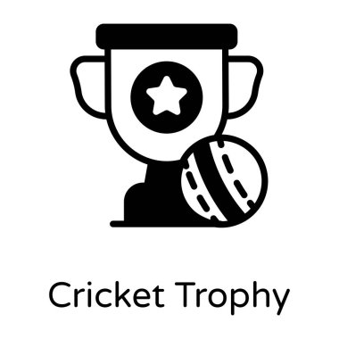 Kupa. Web simgesi vektör illüstrasyonu